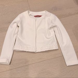 Honigman sweater lace cardigan